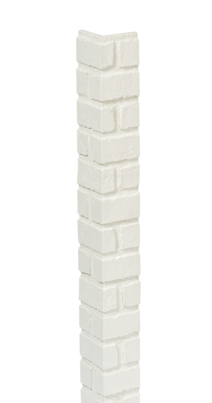 Brick Antique Corner - White